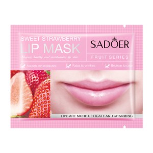 Masque pour les lèvres fraise