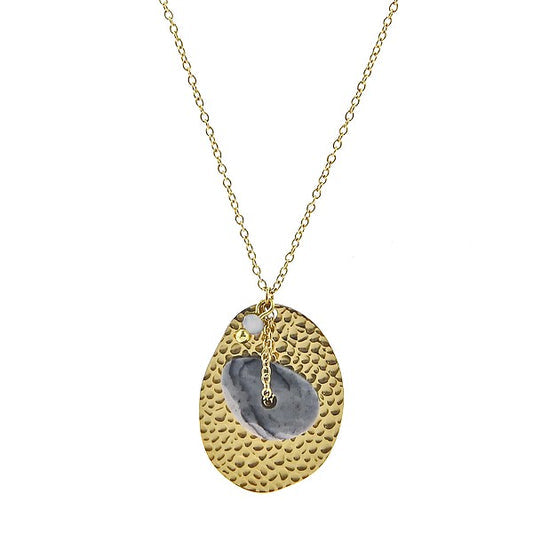 Collier jaspe picasso