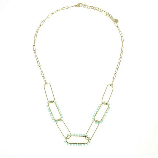 Collier amazonite