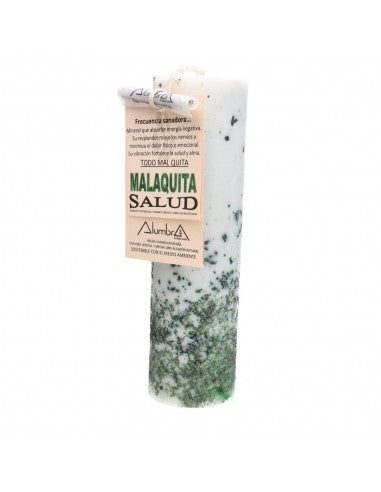 Bougie malachite