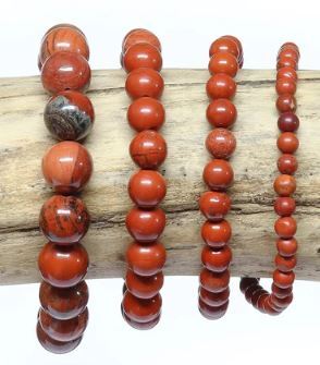 Bracelet jaspe rouge